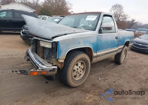 1991 Chevrolet Gmt-400 K1500 z USA, uszkodzony, nr VIN 1GCDK14K1MZ119531